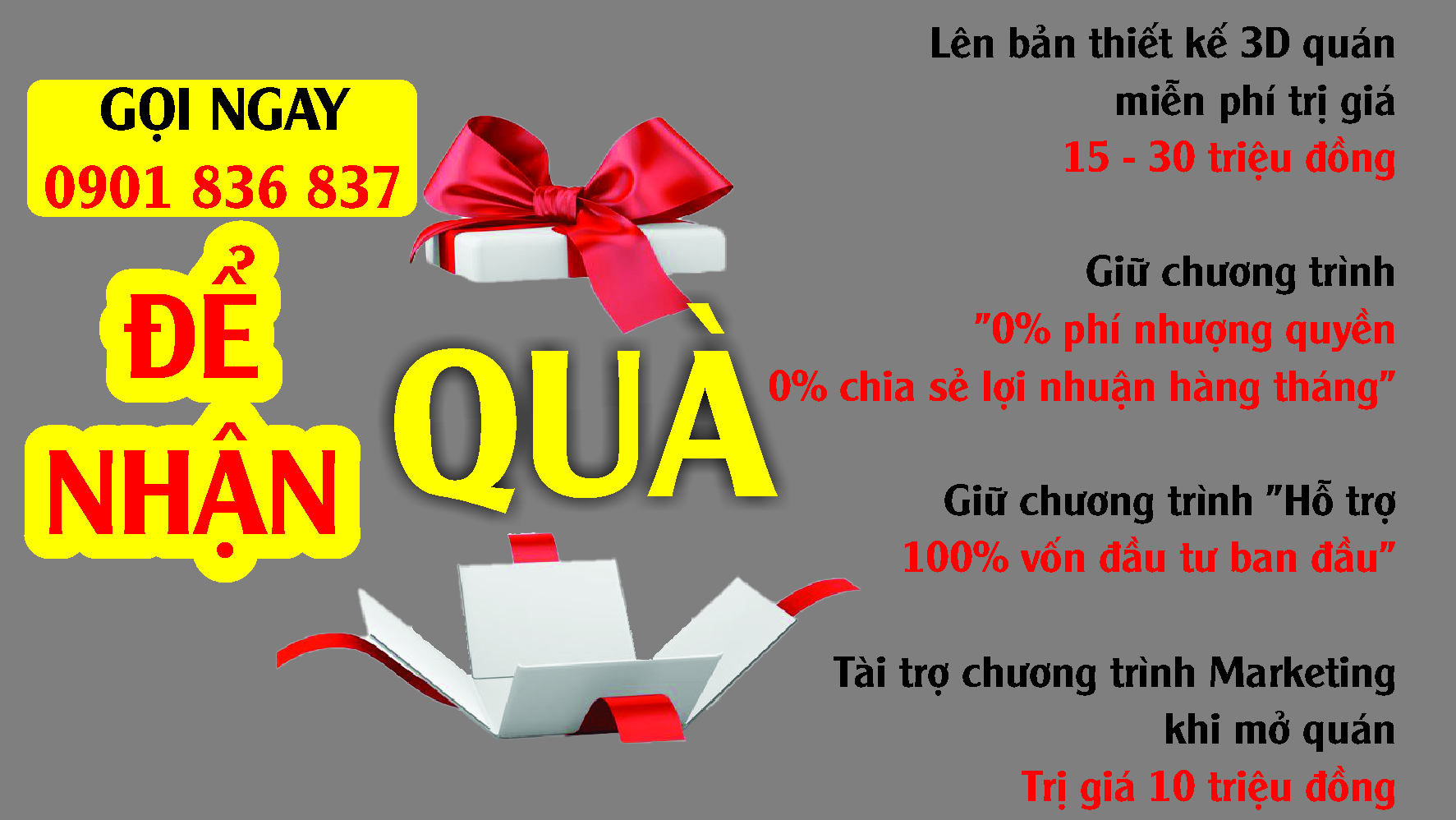 nhượng quyền Rovina coffee
