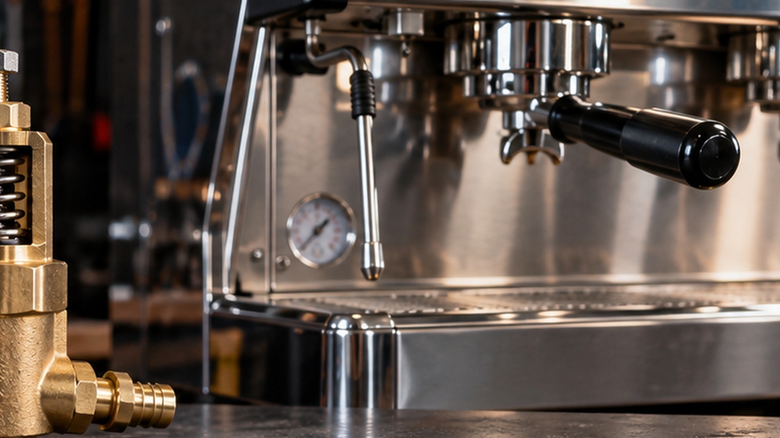 Van OPV trong máy pha cà phê Espresso giúp giới hạn áp suất hệ thống